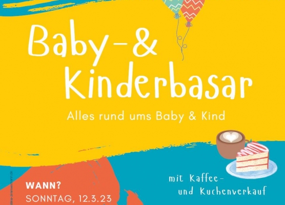 Flyer zum Babybasar